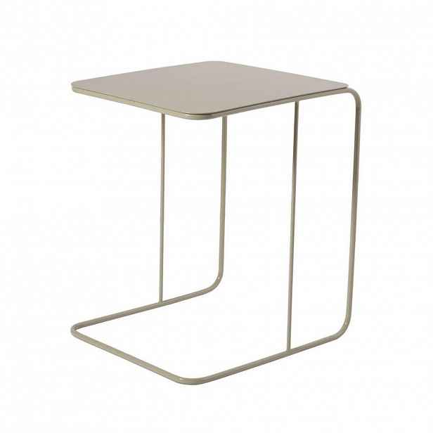 Calicosy ODKLÁDACÍ stolek s kovovou deskou, výška 46 cm - OWEN