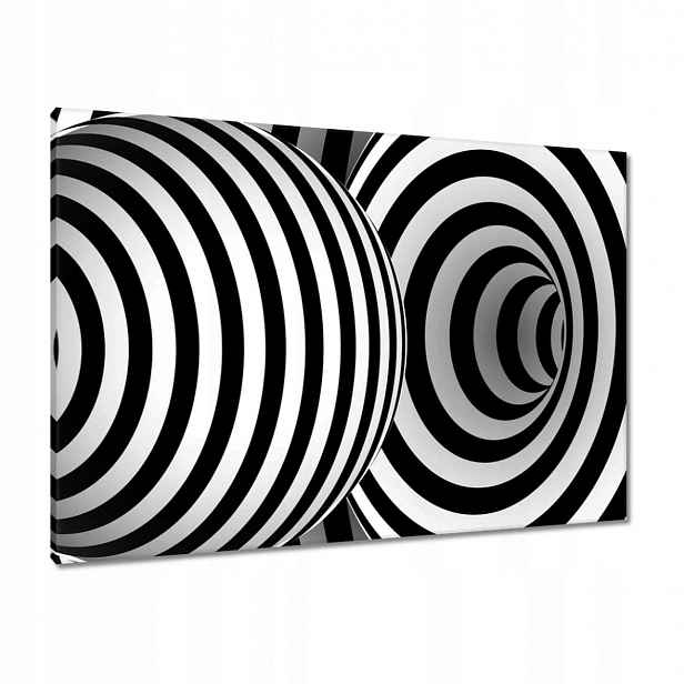 Obrazy 100x70 Abstrackja černobílá