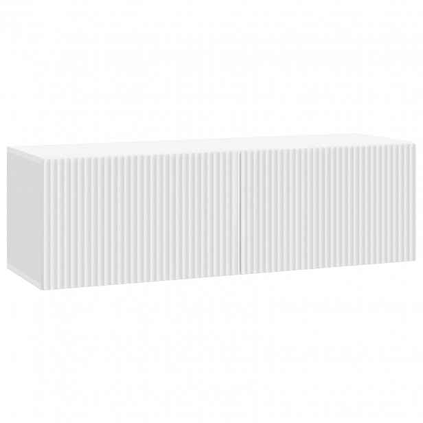 vidaXL Nástěnná TV skříň Bílá 98 x 31 x 30 cm Kompozitní dřevo