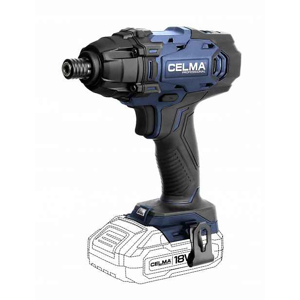 Příklepová vrtačka Celma Professional 18 V 180 Nm akumulátorová