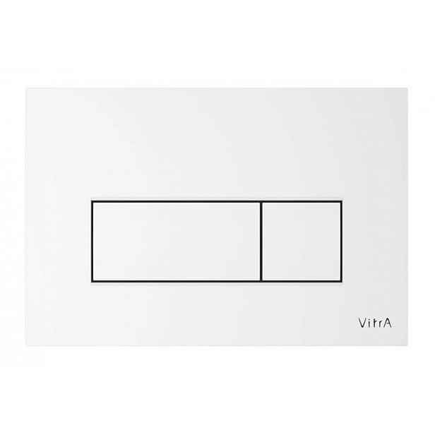 Ovládací tlačítko VitrA Root Square plast bílá lesk 740-2300