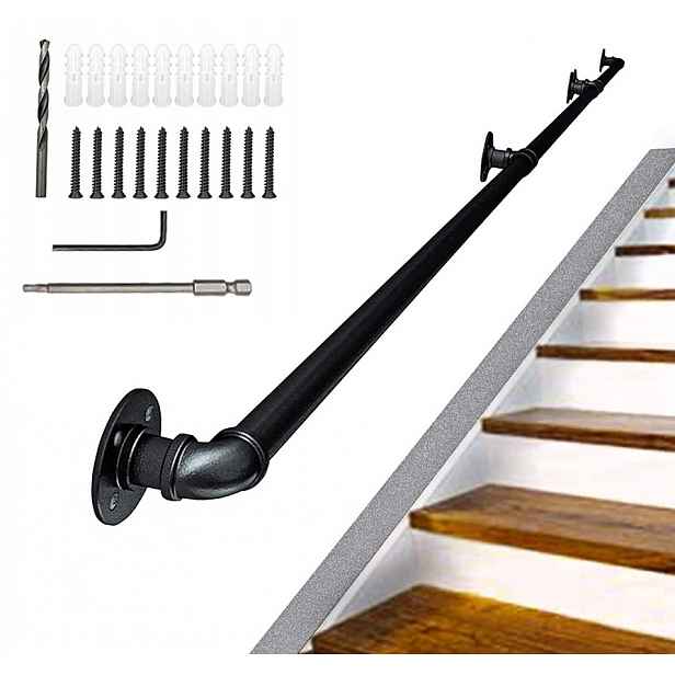 Trubkové schodišťové zábradlí 100 cm pro montáž na stěnu