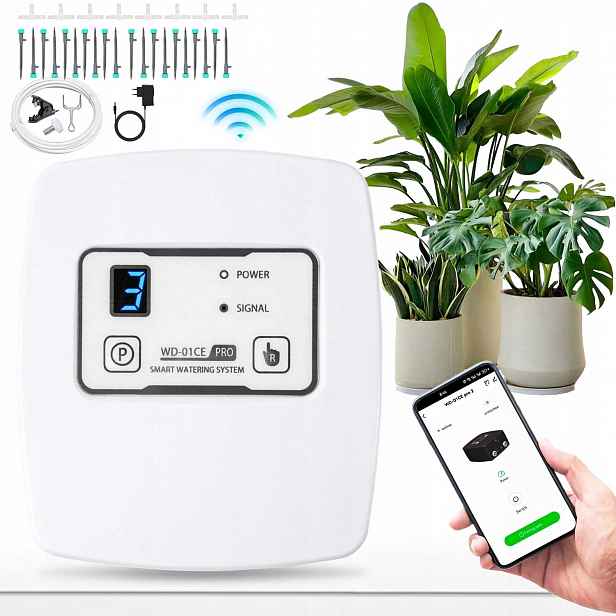Automatický Zavlažovací Systém Pro Rostliny V Květináčích 20 Hlav Wifi