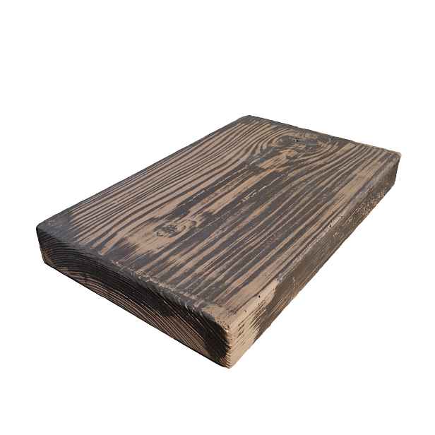 Dlažba betonová Presbeton BARK 11 reliéfní prkno hnědá/černá 250×395×50 mm