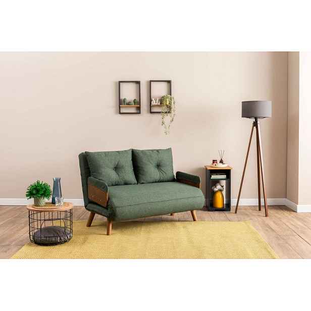 Dvoumístná rozkládací pohovka Cosmo 2-Seater - Green