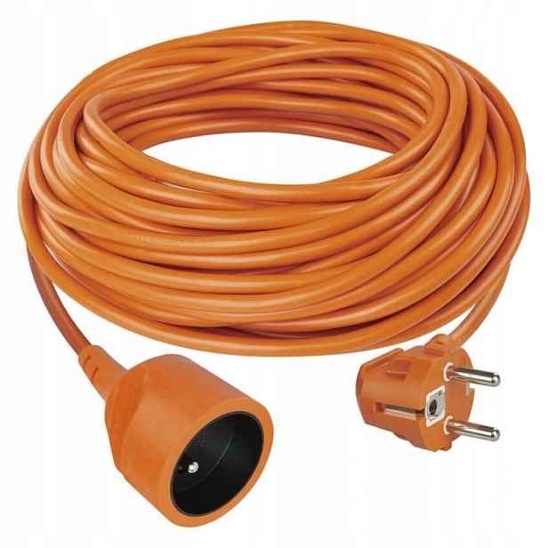 Prodlužovací kabel 30 m 1 zásuvka oranžový Pvc 230 V 1,5 mm2