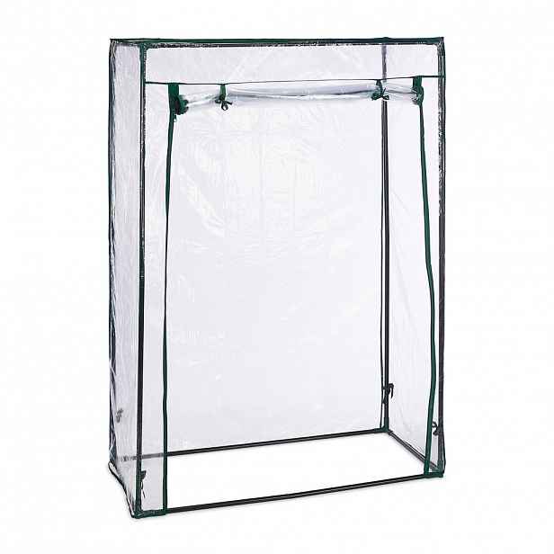 Relaxdays FÓLIOVNÍK Transparentní Zelený pro rajčata PVC fólie 150 cm