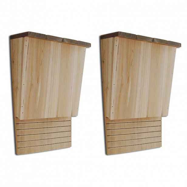 vidaXL Budky pro netopýry 22 x 12 x 34 cm, sada 2 ks