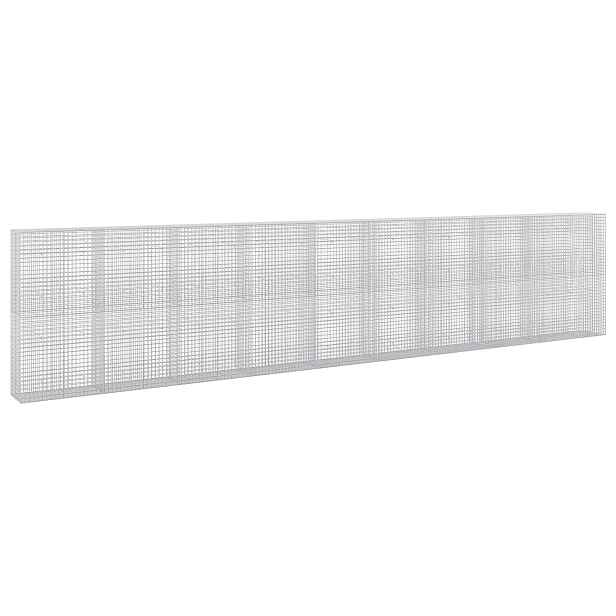 vidaXL Gabion s drátem 3,5 mm a síťkou 5x5 cm 950x50x200 cm