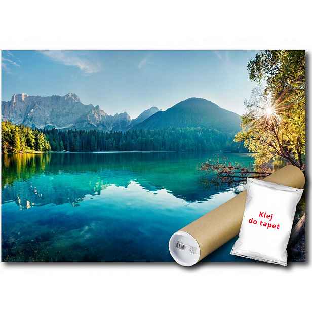 Vinylová Fototapeta Krajina Hory Voda 208x146