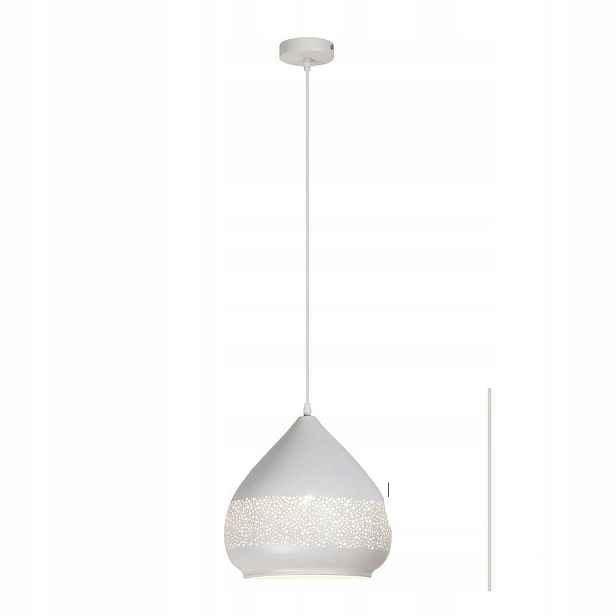 Závěsná stropní lampa Tropická bílá E27 40W Salon Metal Kaia Rabalux
