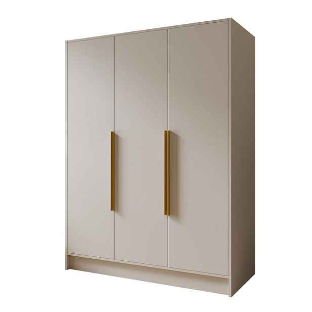 MASSENO ŠATNÍ SKŘÍŇ S OTOČNÝMI DVEŘMI BERON, 150/200/51 cm moderní 3dveřová, kašmírová