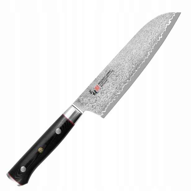 Mcusta Zanmai VG-10 Pro Zebra Japonský Nůž Santoku na Zeleniny 18 cm
