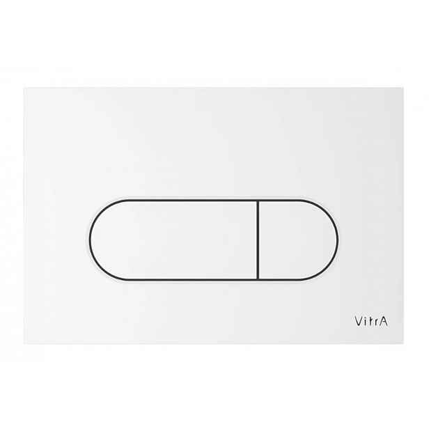 Ovládací tlačítko VitrA Root Round plast bílá lesk 740-2200