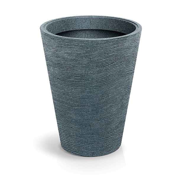 Prosperplast Plastový květináč TUBRAN ROUND MIDL 48 cm granitový