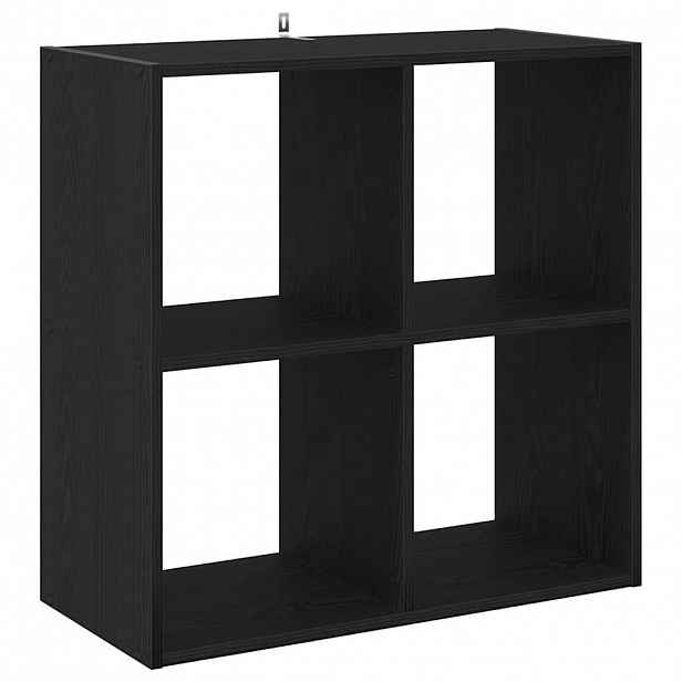 vidaXL knihovna Černý dub 68,5 x 32 x 68,5 cm