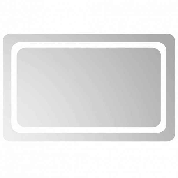 vidaXL Koupelnové zrcadlo s LED osvětlením 80x50 cm