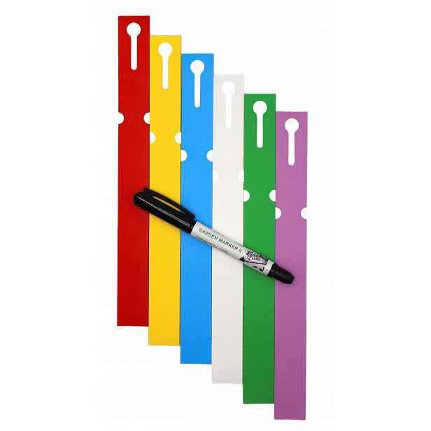 Marker ll+ Smyčkové etikety 6 barev pro popis rostlin 200x25 mm (25x200) 600