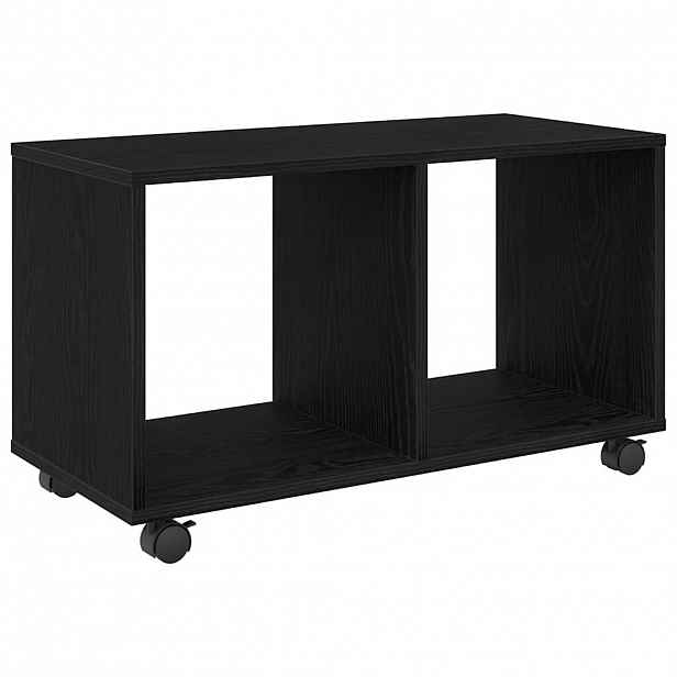 vidaXL Odkládací stolek Černý dub 72 x 33 x 42,5 cm Kompozitní dřevo