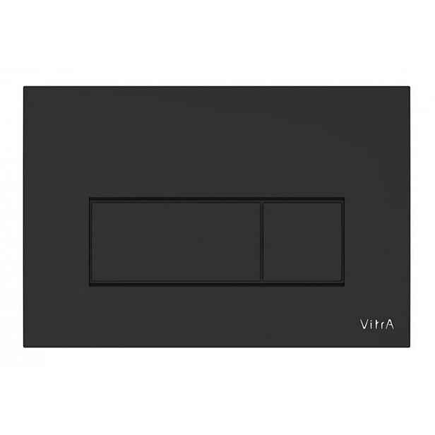 Ovládací tlačítko VitrA Root Square plast černá matná 740-2311