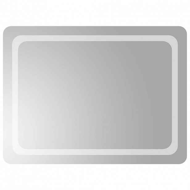 vidaXL Koupelnové zrcadlo s LED osvětlením 80x60 cm