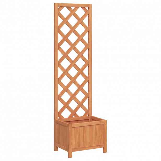 vidaXL Květináč s mřížkou 40x30x135 cm masivní jedlové dřevo