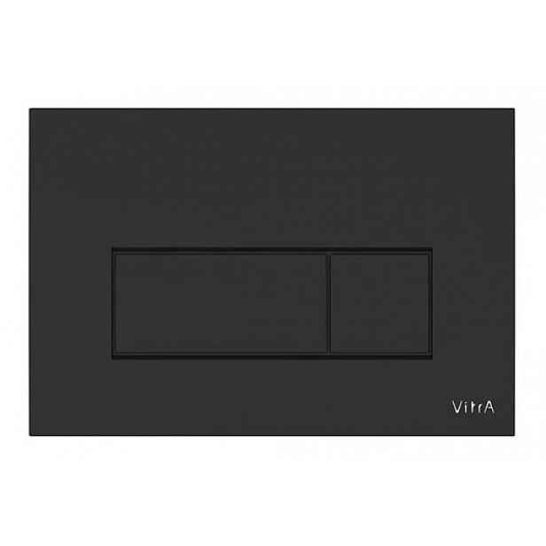 Ovládací tlačítko VitrA Root Square plast černá matná 740-2311