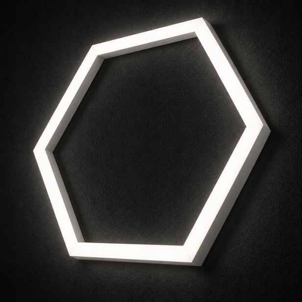 Sada Led žárovek HEX1 černá 42W 4000K 92x79 Cm detailingová garáž auto