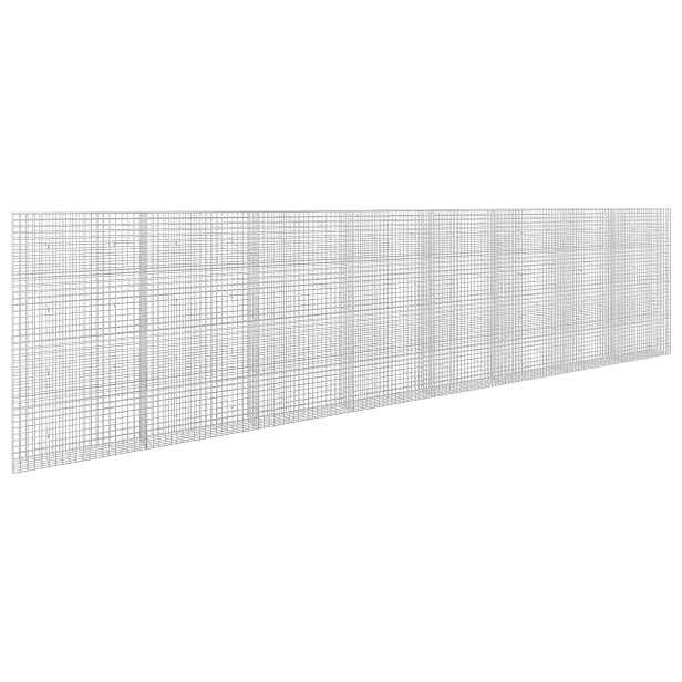 vidaXL Gabion s drátem 3,5 mm a síťkou 5x5 cm 800x20x200 cm