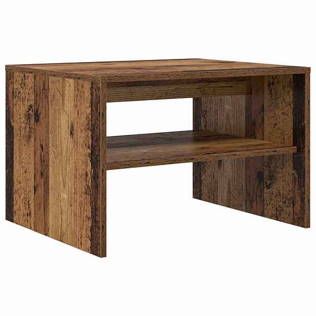 vidaXL Konferenční stolek Staré dřevo 60 x 50 x 40 cm Kompozitní dřevo
