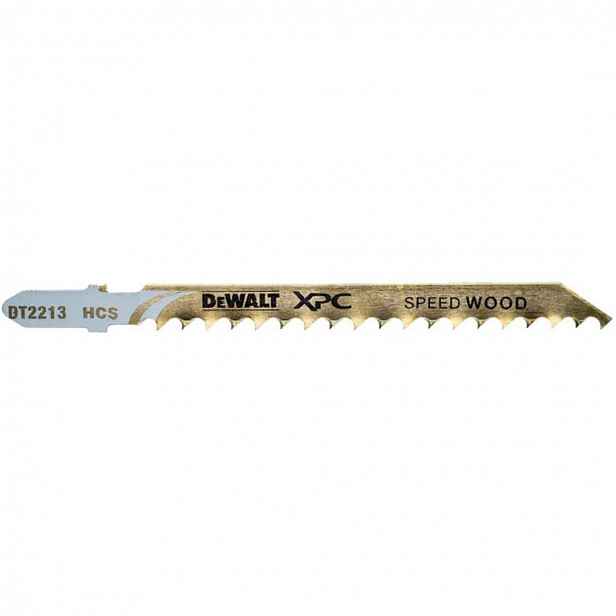 DeWALT - Sada pilových plátků na dřevo, délka 10 cm, 5 ks DT2213