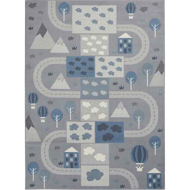 Měkký barevný koberec pro děti, vzor – hra ve třídě 160 x 230 cm