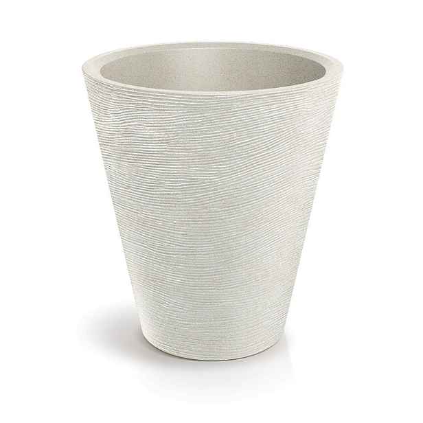 Prosperplast Plastový květináč TUBRAN ROUND pískový, varianta 80 cm