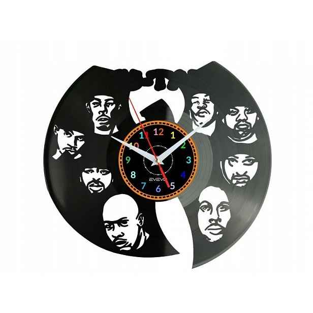 Rap Band Nástěnné hodiny Vinylová deska Moderní dekorativní jako Dárek Ur