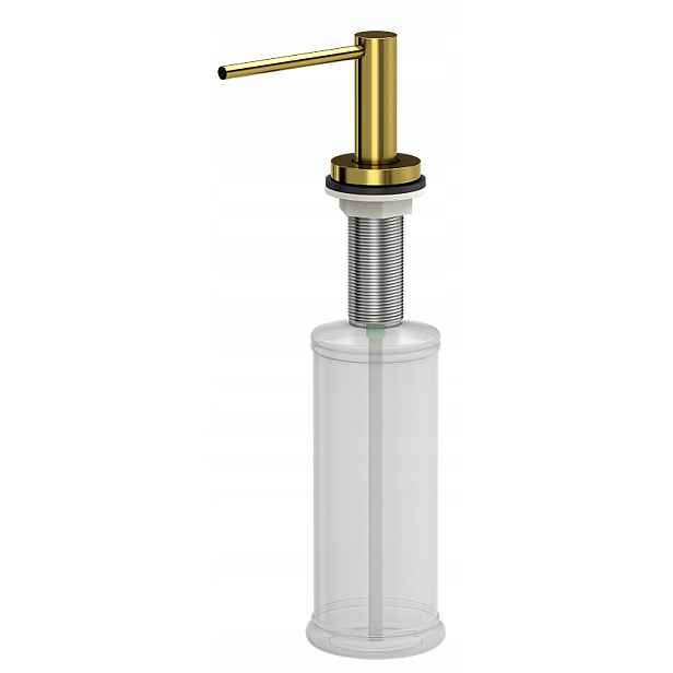 Dávkovač Zapuštěný Do Dřezu Na Kapalinu Zlatý Kartáčovaný 500 ML