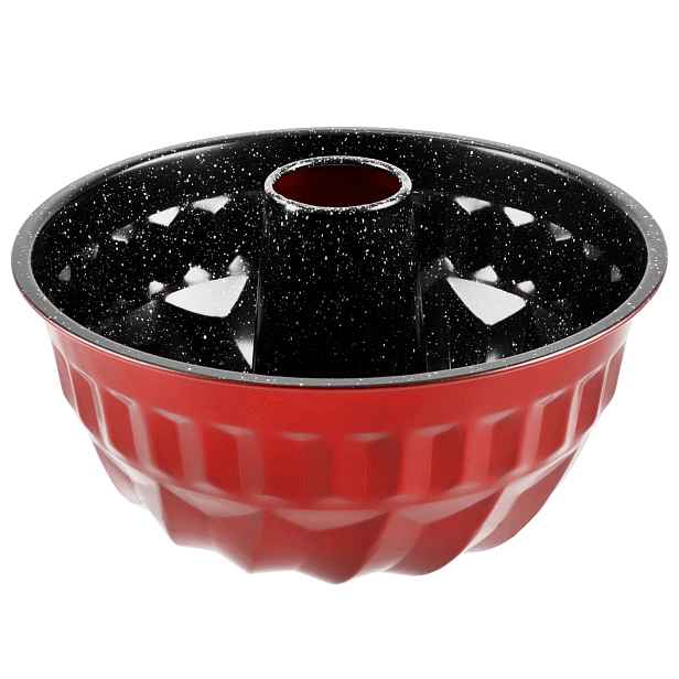 Forma na bábovku 23×9,6 cm Perfect Home 19131 – kovová bábovková forma Metal Red