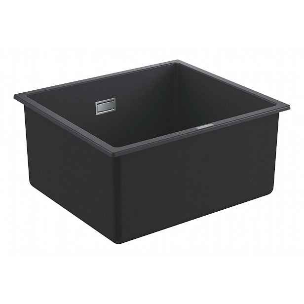 Grohe - Kompozitní dřez K700 s odtokem, 46x41 cm, granitová černá 31653AP0