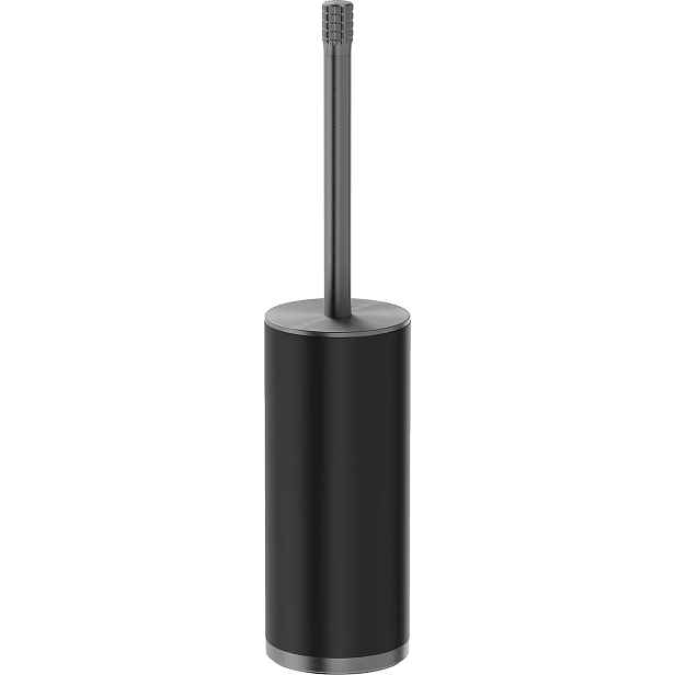 Mexen Triv stojící toaletní kartáč, černá/gun metal 70A33073-66B