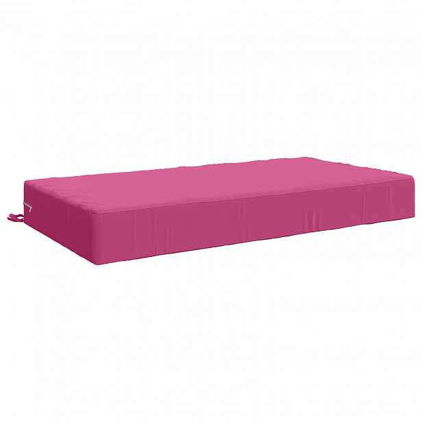 vidaXL Polštář na sedák SOEST 100% polyester Růžová 120 x 60 x 15 cm