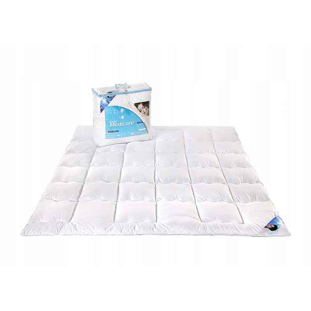 Antialergická přikrývka 140x200 Medicare Duo 100% mikrovlákno bílá