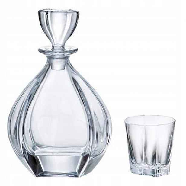 Bohemia Laguna – Sada Na Whisky: Karafa 6 Sklenic