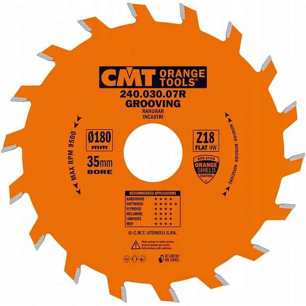 Cmt Drážkovací pila Z18 180x35x3,0 mm