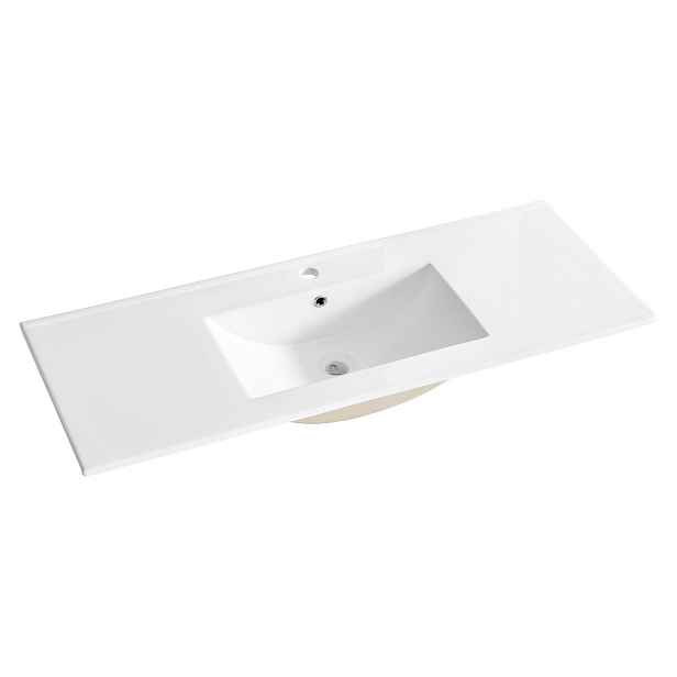 Comad Keramické zápustné umyvadlo Lava 120 cm bílé