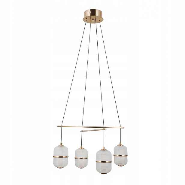 Lampa Pendel Led svítidlo Alani 24W 1931lm Zlatá Moderní Regulace Italux