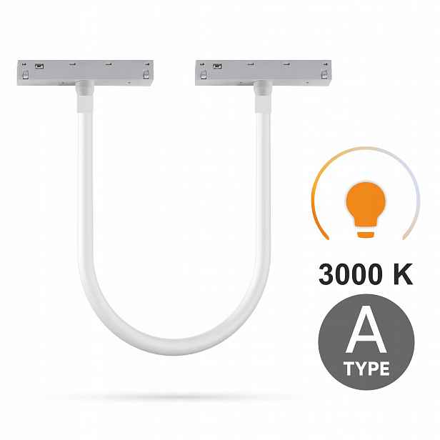 Lampa Tuba 1M 16W RG1 Typ A pro kolejnice Smart Track 3000K Bílá