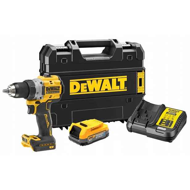 Aku Vrtačka bezkartáčová Akumulátorová baterie 18 DeWALT DCD800E1T