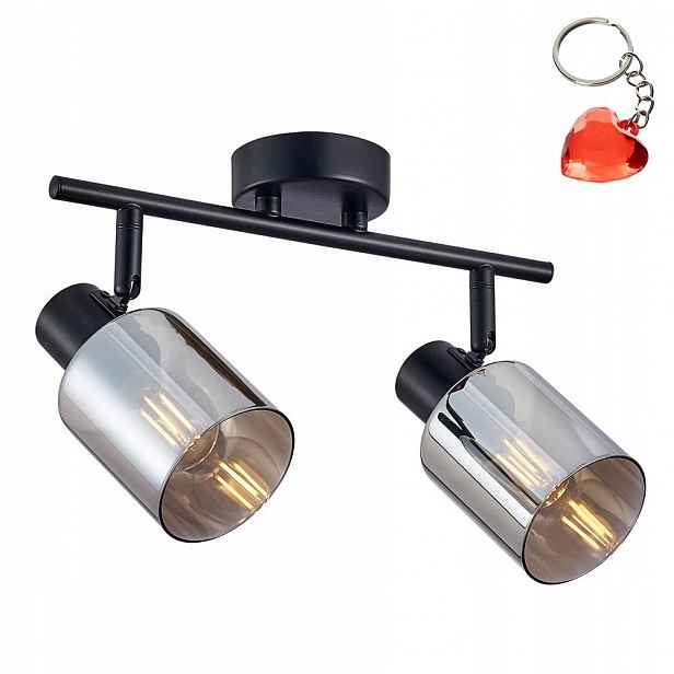 Spotová reflektorová lampa Santia SPL-65342-2-BK-SG Italux