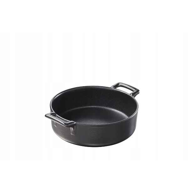 Žáruvzdorná nádoba Revol Belle Cuisine 290 ml, černý porcelán, 12 cm