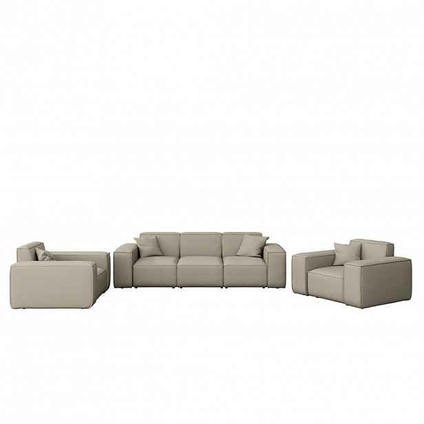 Kaiser Möbel ZAHRADNÍ SEDACÍ SOUPRAVA 3+1+1 MALIBU tkanina Odyssey Tmavě béžová