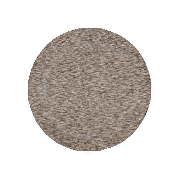 Kusový koberec Relax 4311 Brown kruh, 200x200 (průměr) kruh, hnědá, chodba / předsíň, Ayyildiz